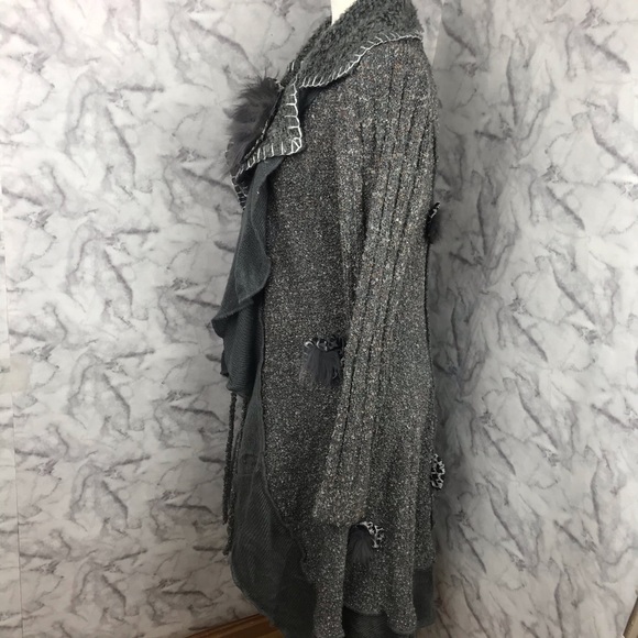NWT Forla Paris Long Duster Cardigan Sweater - Picture 7 of 16